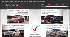 Desktop Screenshot of landmarkauto.com